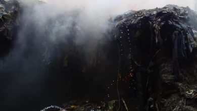 حرق القمامة يهدد حياه الآهالي بالصنافين