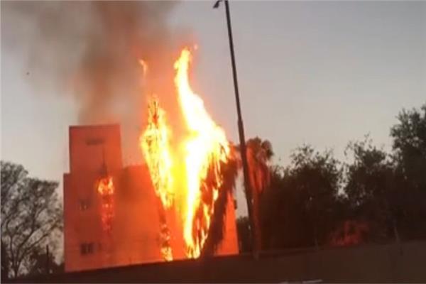 عاجل حريق ضخم في محطة قطار جدة في السعودية Concert
