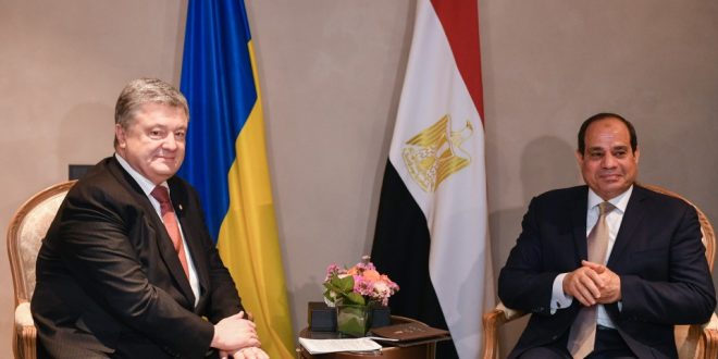 رئيس أوكرانيا والسيسي