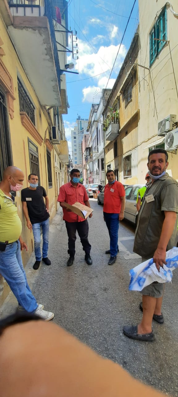مصريون يتطوعون لمساعدة أشقائهم اللبنانيين 