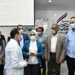 وزيرة الصحة تتفقد مستشفى حميات الأقصر