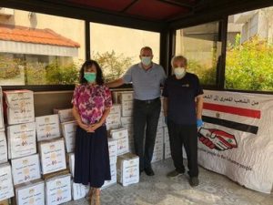 تقديم المساعدات إلى لبنان