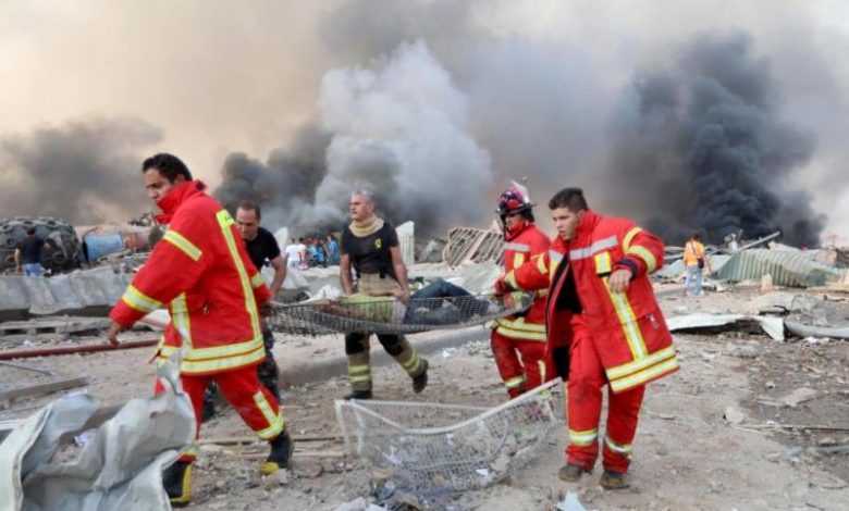 إصابات انفجار بيروت