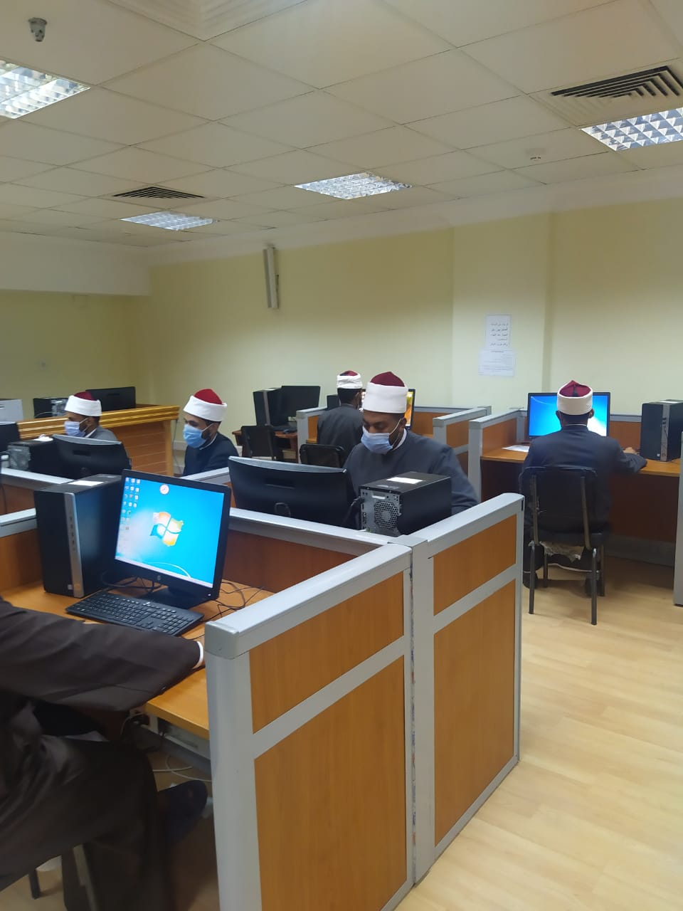 أكاديمية الأوقاف الدولية أثناء انطلاق دورة الحاسب الآلى للأئمة والوعاظ