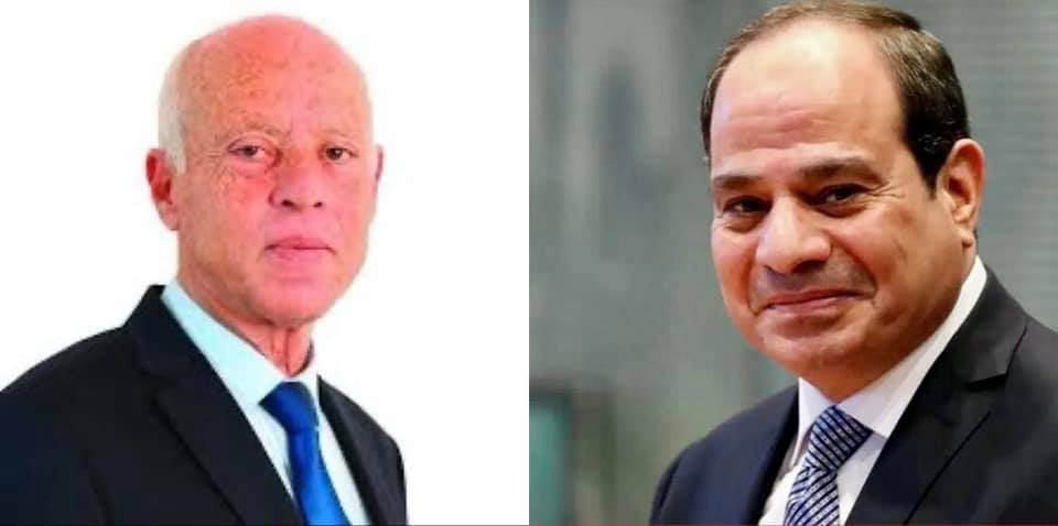 الرئيس عبد الفتاح السيسي و رئيس الجمهورية التونسية