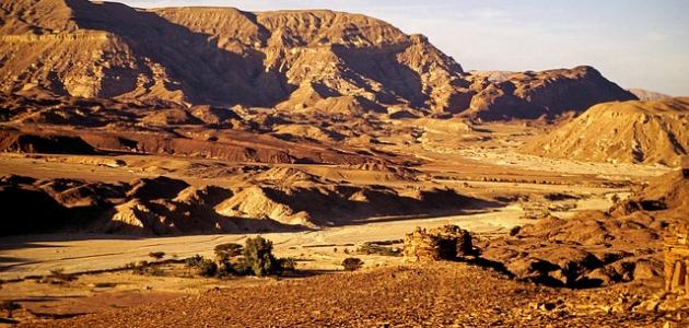 صورة ارشيفية لأرض سيناء