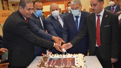 افتتاح فرع بنك مصر بسمالوط