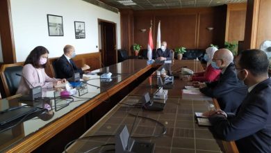 اجتماع وزير الري مع سفير المجر