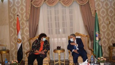 محافظ المنيا يستقبل وزيرة الثقافة