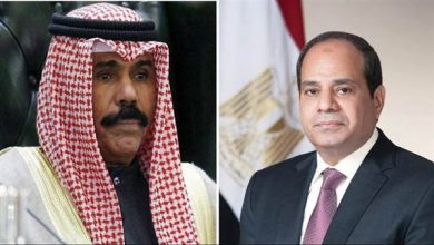 أمير الكويت والسيسي