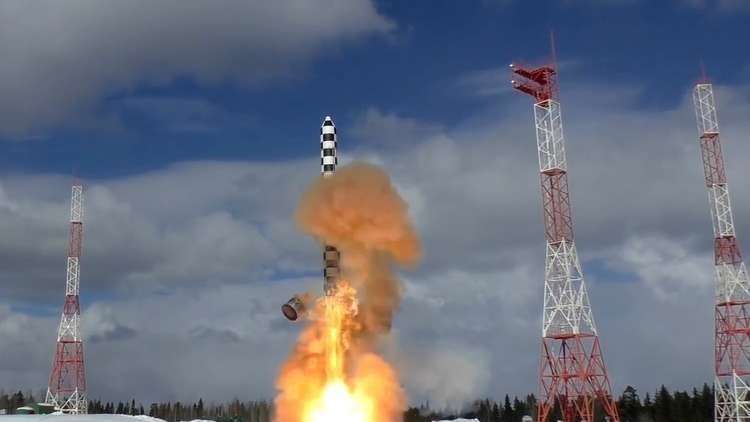 سقوط صاروخي روسي