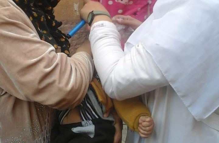 حملة شلل الاطفال بالمنيا