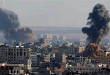 قصف غزة